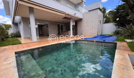 Casa em condomínio para aluguel, 3 quartos, 3 suítes, 4 vagas, Jardim Sul - Uberlândia/MG