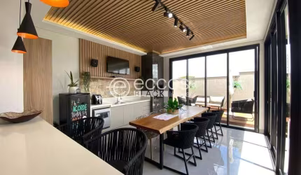 Casa em condomínio para aluguel, 3 quartos, 3 suítes, 4 vagas, Laranjeiras - Uberlândia/MG