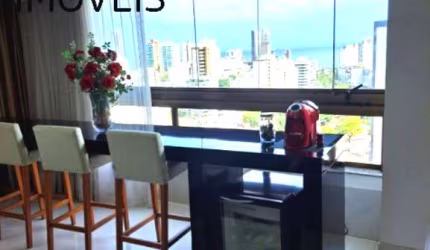 Belíssimo Apartamento Luxo para Locação, com 4 Suítes na Graça, 200 m², Andar alto, Vista mar, 4 Vagas de garagem, Ótima Infraestrutura de lazer