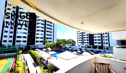 Oportunidade &gt; Apartamento à Venda, Barra da Tijuca/RJ: Reformado, 2 Quartos (1 Suíte), 1 Vaga, 72m², Armários, Infraestrutura de Lazer, Prox. à Praia