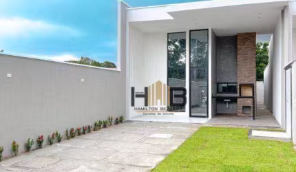 Casa com 3 dormitórios Suítes à venda, 125 m² por R$ 460.000 - Encantada - Eusébio/CE