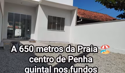 Casa Geminada para Venda em Penha, Centro, 2 dormitórios, 1 banheiro, 2 vagas