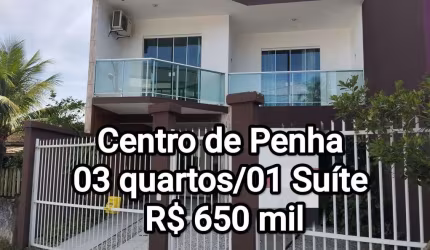 Sobrado para Venda em Penha, Centro, 3 dormitórios, 1 suíte, 3 banheiros, 3 vagas