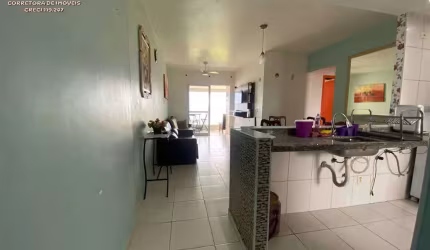 Apartamento pé na areia, 3 dormitórios sendo 1 suíte, 2 vagas e Lazer no bairro Mirim em Praia Grande.