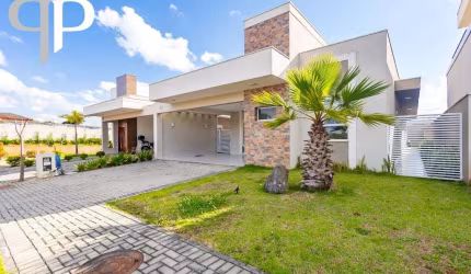 Casa TERREA MOBILIADA no melhor condominio de Campo Largo - 4 dormitórios