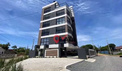 Apartamento alto padrão vista mar com 3 dormitórios à venda, 90 m² por R$ 1.092.000 - Itapema do Norte Gleba - Itapoá/SC
