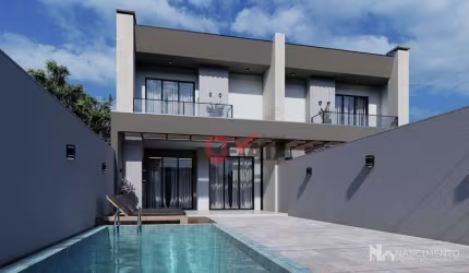 Sobrado com 3 dormitórios à venda, 166 m² por R$ 1.100.000 - Sai Mirim - Itapoá/SC