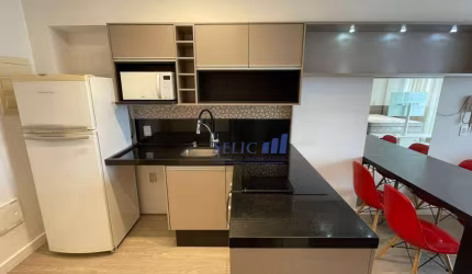 Línea - Flat mobiliado 45m², Centro, COD FL0067