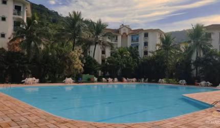 Apartamento no Wembley tênis Ubatuba de 1 dormitório à venda ( mobiliado)