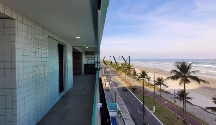 Apartamento  Frente mar com 2 dorms, Jardim Imperador