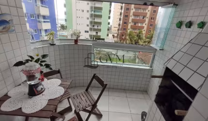 Apartamento 1 dorm com Varanda Gourmet, Maracanã, Praia Grande