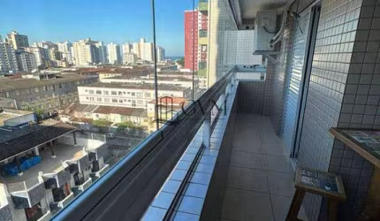 300 metros da Praia Apto com 2 dorms, Ocian, Praia Grande