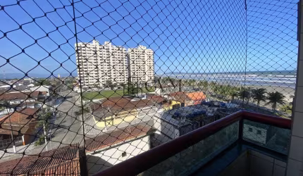 Apartamento MOBILIADO,1 dorm, VISTA MAR Maracanã, Praia Grande