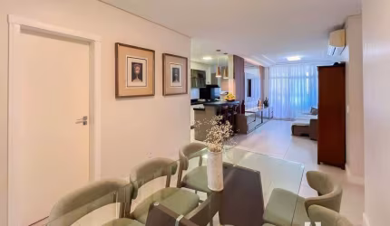 Apartamento semi mobiliado com 1 suíte e 2 dormitórios no Centro de Itajaí