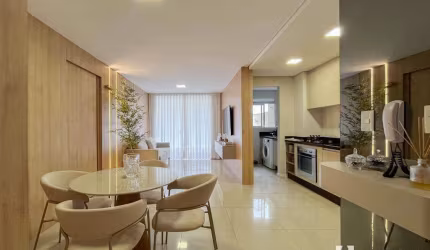 Apartamento Diferenciado mobiliado e equipado com 2 suítes no bairro Fazenda