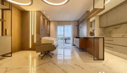 Apartamento mobiliado com 1 suíte e 1 dormitório no Centro de Itajaí