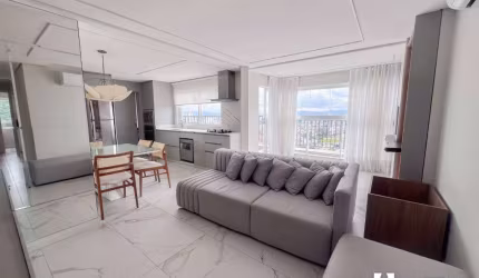 Apartamento mobiliado com 1 suíte e 2 dormitórios no bairro Ressacada em Itajaí