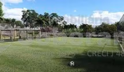 Terreno em condomínio fechado à venda no Parque Brasil 500, Paulínia  por R$ 460.000