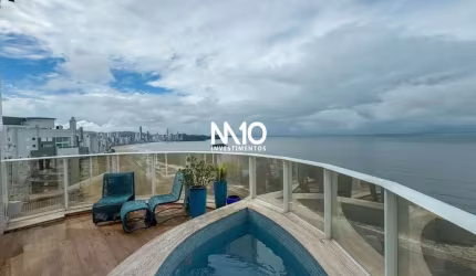 Cobertura Duplex Frente Mar com Piscina Privativa