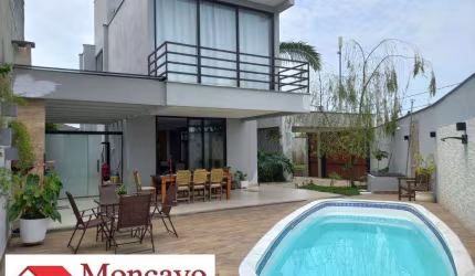 Sobrado alto padrão, designer moderno, requinte e bom gosto