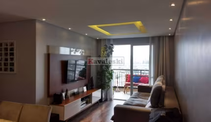 Apartamento Maravilhoso 84 metros Próx Metrô 3 dormitórios 1 suite 1 vaga - Ac Permuta