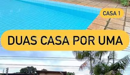 Duas casas compartinhando o mesmo terreno de 1.000 metros. Condominio Fechado