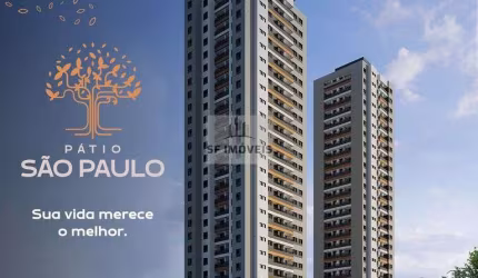 Belíssimo apartamento de 98,4m², 3 dormitórios, 1 suíte, no Pátio São Paulo