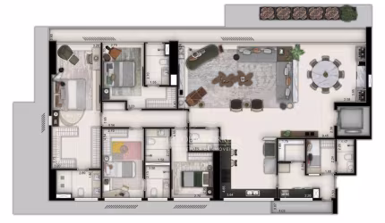 Apartamento com 4 dormitórios à venda, 229 m² por R$ 2.500.000,00 - Petrópolis - Natal/RN