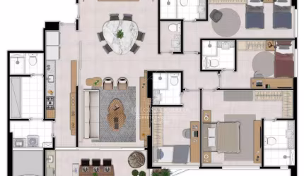 Apartamento com 4 dormitórios à venda, 150 m² por R$ 1.440.000,00 - Tirol - Natal/RN
