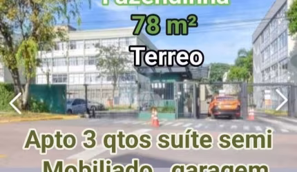 Excelente apto 79 m² com 3 qtos suíte. Garag.coberta.