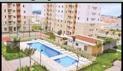 Apto 50 m², 2 qtos, 1 WC, Sacada e Garagem.