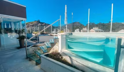 Cobertura para Venda em Teresópolis, Várzea, 4 dormitórios, 4 suítes, 7 banheiros, 4 vagas