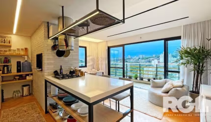 Apartamento de 72 m2 para alugar com 1 suíte, banheiro social com depósito e 2 vagas, finamente mobiliado e decorado.