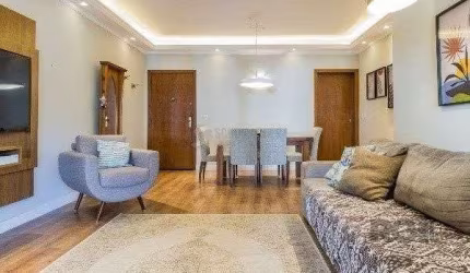 Vende-se luxuoso apartamento 3 quartos com suíte, 2 vagas, lareira, churrasqueira, próximo da encol - 133m² - Bela Vista