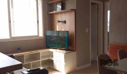 Apartamento 2 quartos, garagem semi mobiliado!