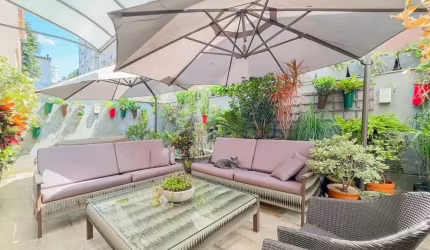 Apartamento garden 2 suítes com churrasqueira e jardim na Avenida Mariland