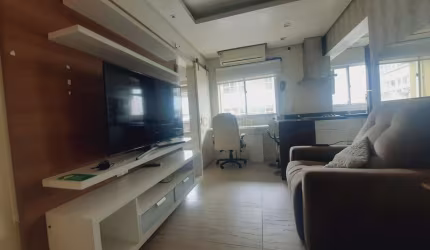 Apartamento mobiliado no Residence Suite Service em Porto Alegre, RS.