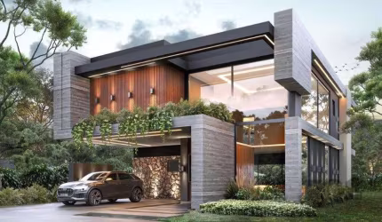 Belíssima casa em construção para Comprar , dentro de condomínio de luxo!!