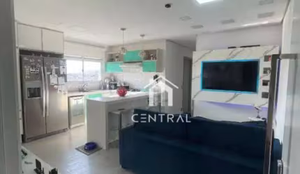 Cobertura 100% mobiliada no Condomínio Fatto Sport Faria Lima - com 3 dormitórios à venda, 101 m² por R$ 750.000 - Cocaia - Guarulhos/SP