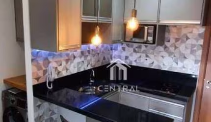 Studio para locação - Condomínio Via Alameda - 37m² - 1 Vaga - Varanda - Centro Guarulhos/SP