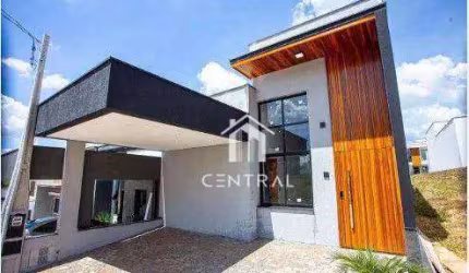 Casa com 3 dormitórios à venda, 117 m² por R$ 640.000,00 - Caguaçu - Sorocaba/SP