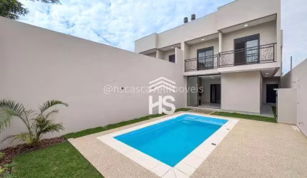 SOBRADO COM PISCINA EM REGIAO NOBRE DE CASCAVEL.