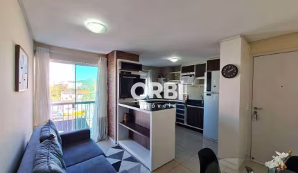 Apartamento com 1 dormitório para alugar, 47 m² por R$ 2.720,16/mês - Itoupava Seca - Blumenau/SC