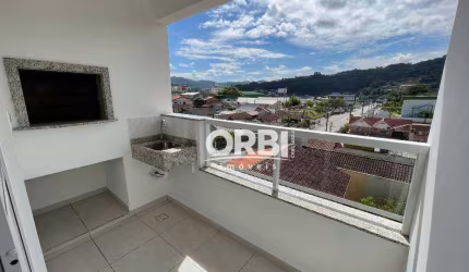 Apartamento com 2 dormitórios para alugar, 60 m² por R$ 1.995,25/mês - Bela Vista - Gaspar/SC