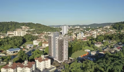 Apartamento com 2 dormitórios à venda, 54 m² por R$ 375.000,00 - Água Verde - Blumenau/SC