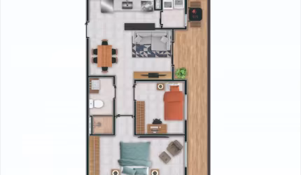 Apartamentos na Penha de 2 dormitórios, 1 vaga 40 m²