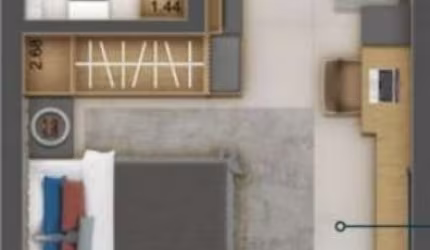 STUDIO, VENDA, 1 DORMITÓRIOS, ÁREA ÚTIL 27 m²