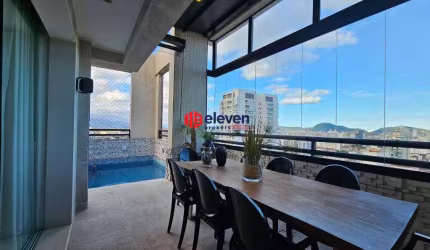 Cobertura à venda, 3 quartos, 3 suítes, 3 vagas, Embaré - Santos/SP