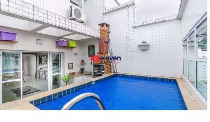 Cobertura Duplex de Alto Padrão com 3 Dormitórios, Piscina, Churrasqueira e 2 Vagas de Garagem