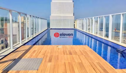 Apartamento espaçoso de 02 quartos, próximo à praia - no Bairro José Menino - Santos